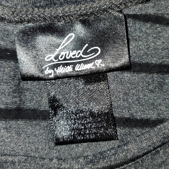 Grey striped top Small - Picture 4 of 4